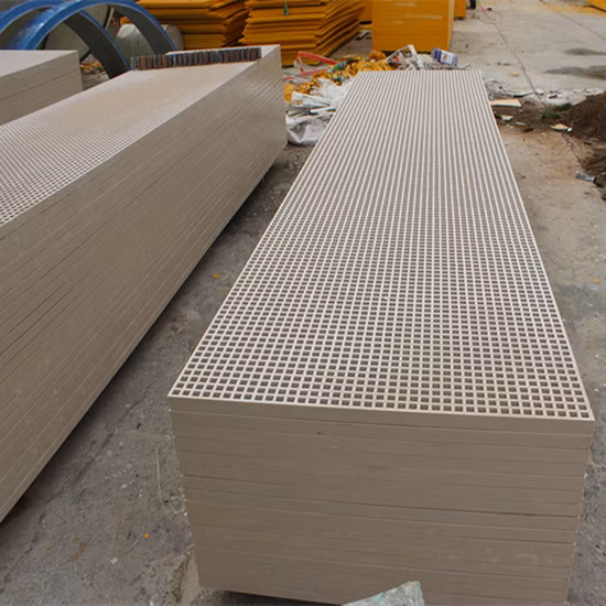 Custom FRP Plastic Road Driveway Drainage Grates Gully Cover Gratings