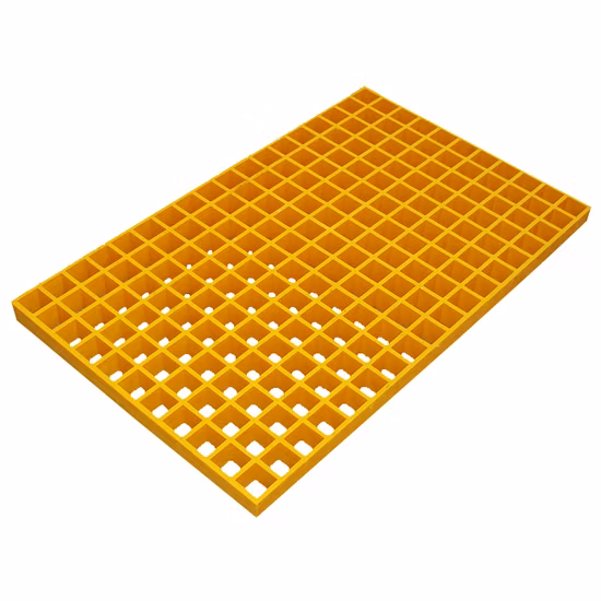 Custom FRP Plastic Road Driveway Drainage Grates Gully Cover Gratings
