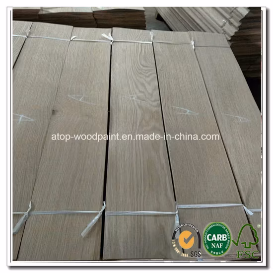 White Oak Floor Veneer Lamellas Real Wood Top Layer for Engineered Wood Floor
