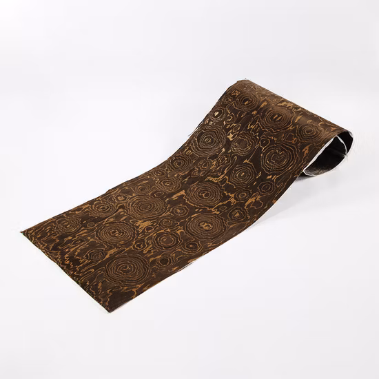 Folheados de madeira luxuosos com estampa de leopardo e ouro, materiais mais recentes em design de interiores, folheado reconstituído para venda